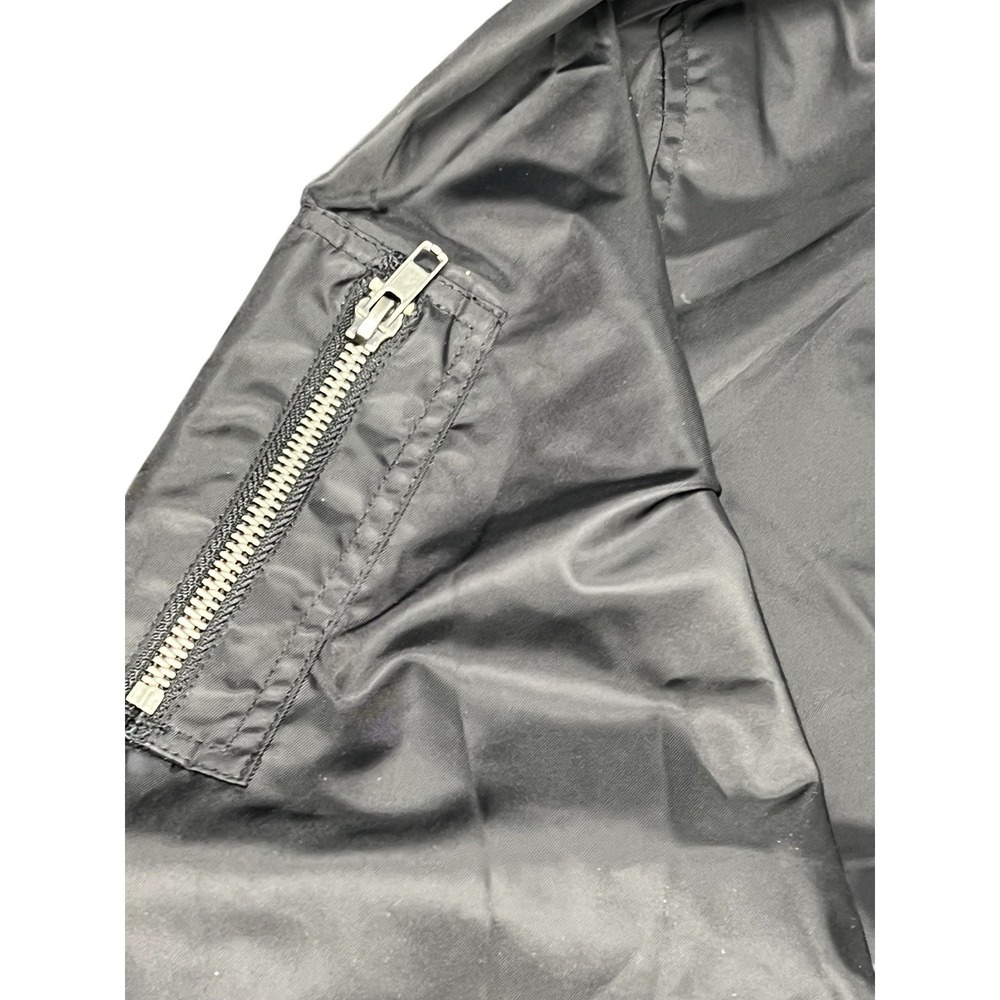 Monster Energy‎ Jacket Men's M Black Full Zip Bomber Windbreaker Flap Pockets - Picture 3 of 7